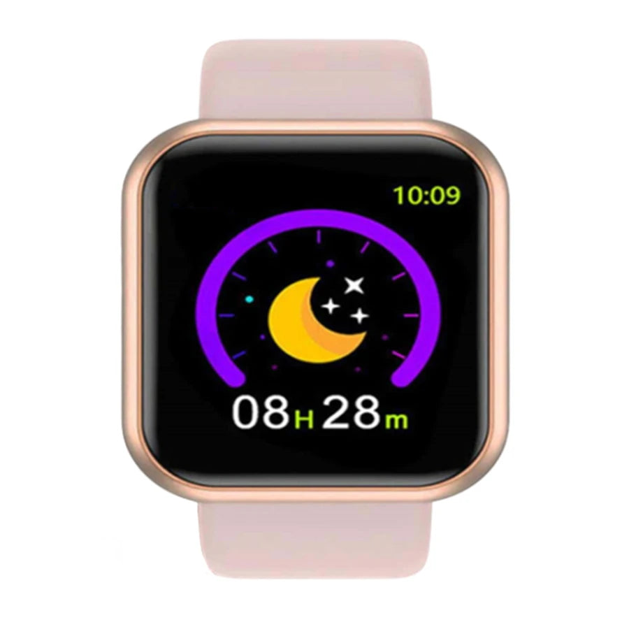 Reloj inteligente Y68 D20 para hombres, mujeres y niños, reloj inteligente con recordatorio de música, Control de calorías y distancia, rastreador de Fitness, relojes con alarma