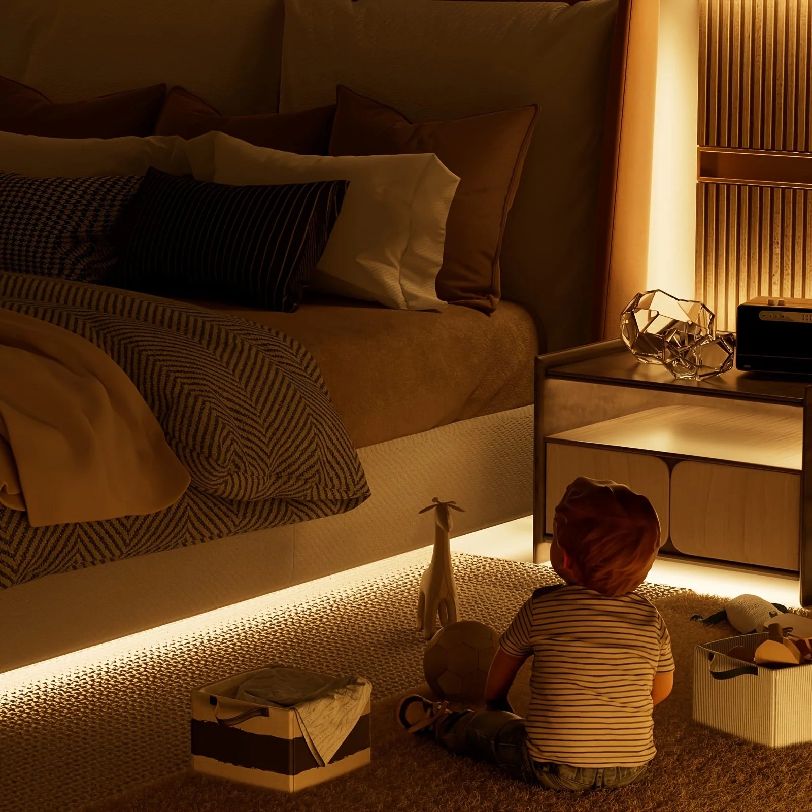 Tira de luces LED COB, atenuador táctil, cinta de diodo Flexible, 5V, USB, iluminación interior lineal, lámpara para habitación, bricolaje, TV, espejo, retroiluminación, decoración de pared