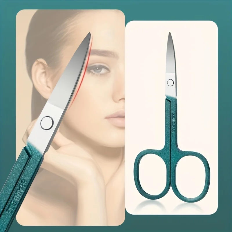 Kit profesional para el cuidado de las uñas, juego de manicura y pedicura de acero inoxidable, cortaúñas con estuche de viaje, 7/10/12/18 piezas