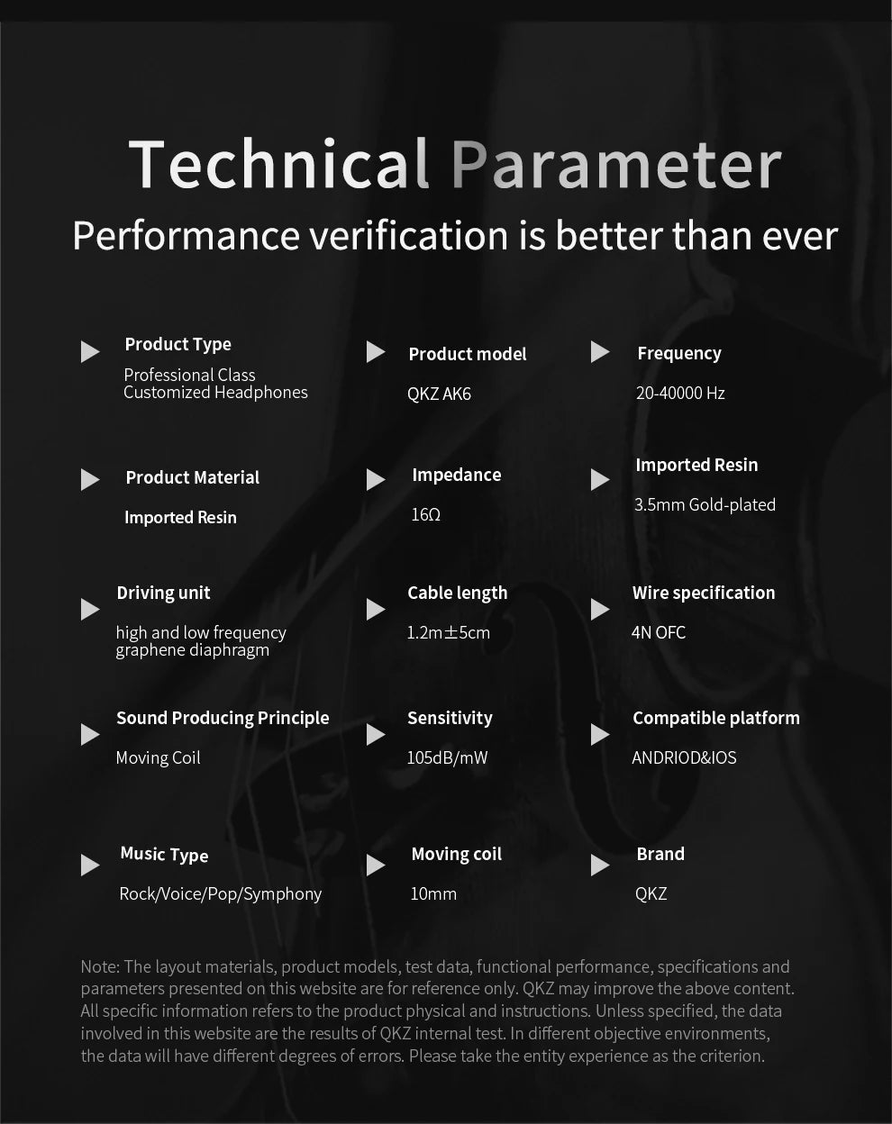 Original QKZ AK6 auriculares internos 6 unidad de controlador dinámico auriculares con micrófono estéreo deportes HIFI Subwoofer auriculares Monitor auriculares