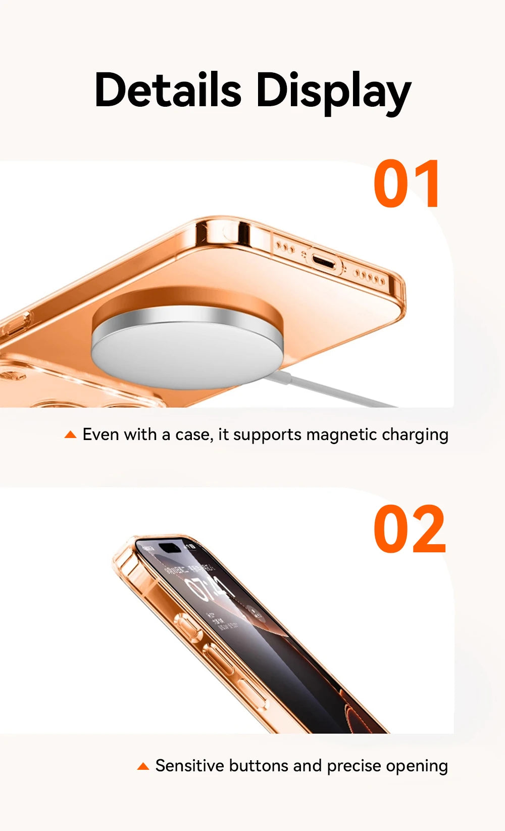 Joyroom para iPhone 17 16 15 Pro Max funda protectora de lente funda antiamarilla para iPhone 17 16 Pro Max cubierta transparente a prueba de golpes