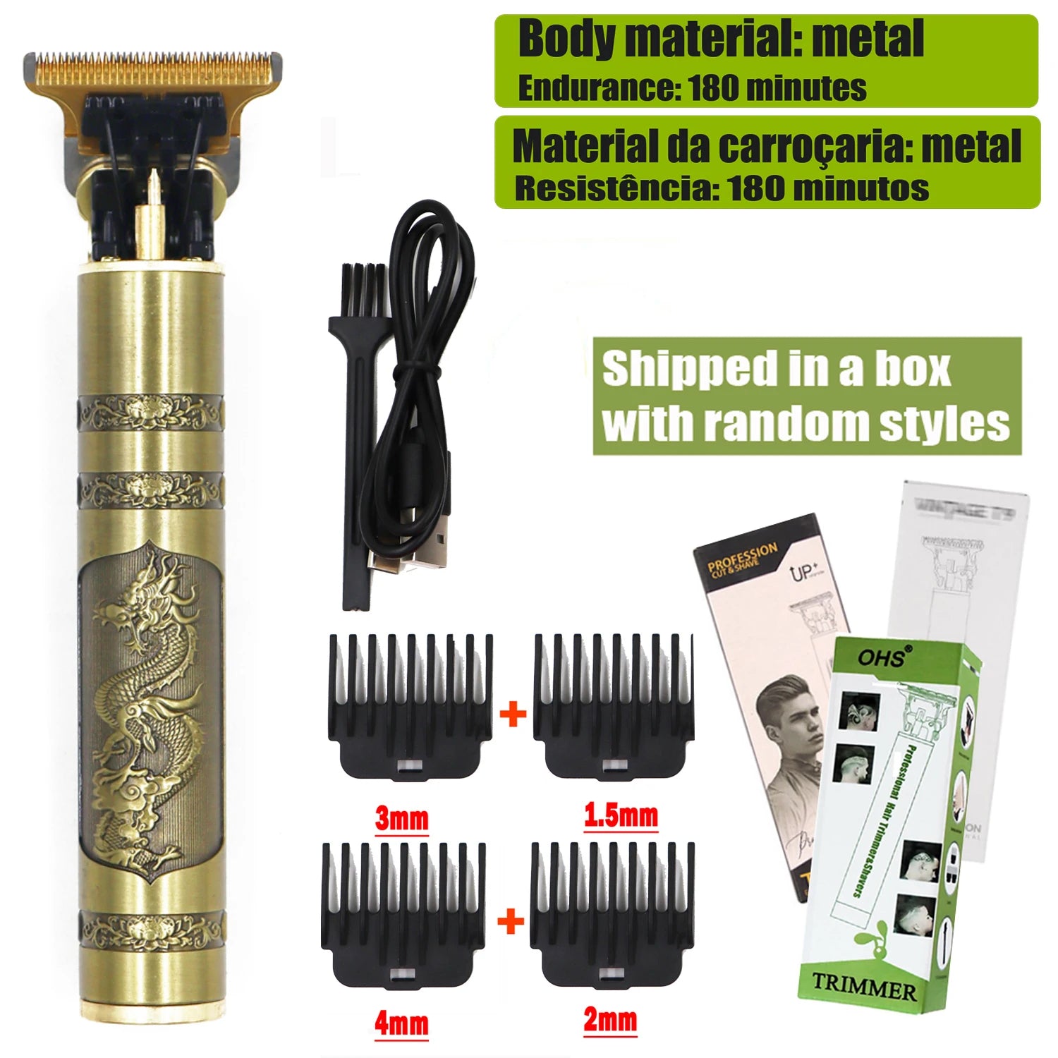 Cortadora de pelo T9, reparación de barba, afeitadora corporal, cortadora de pelo, máquina eléctrica para hombres, máquina de corte de pelo, afeitadora de peluquero de 0mm