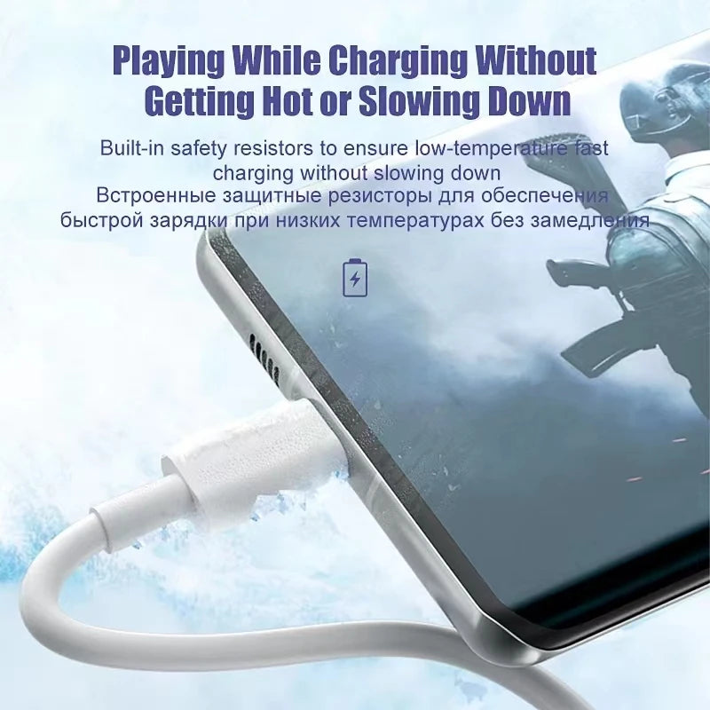 NNBILI 1-3 uds 10A 100W tipo C Cable de carga súper rápido Cable de datos para Huawei OPPO vivo iQoo Cables USB C de carga rápida