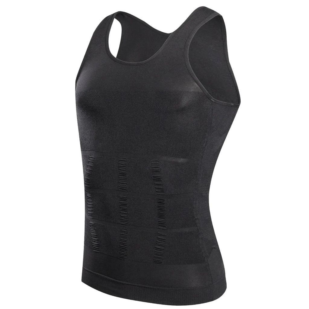 YBFDO-Chaleco de compresión adelgazante para hombre, camiseta interior sin costuras, entrenador de cintura, camiseta sin mangas, Control del vientre, ropa moldeadora para pérdida de peso
