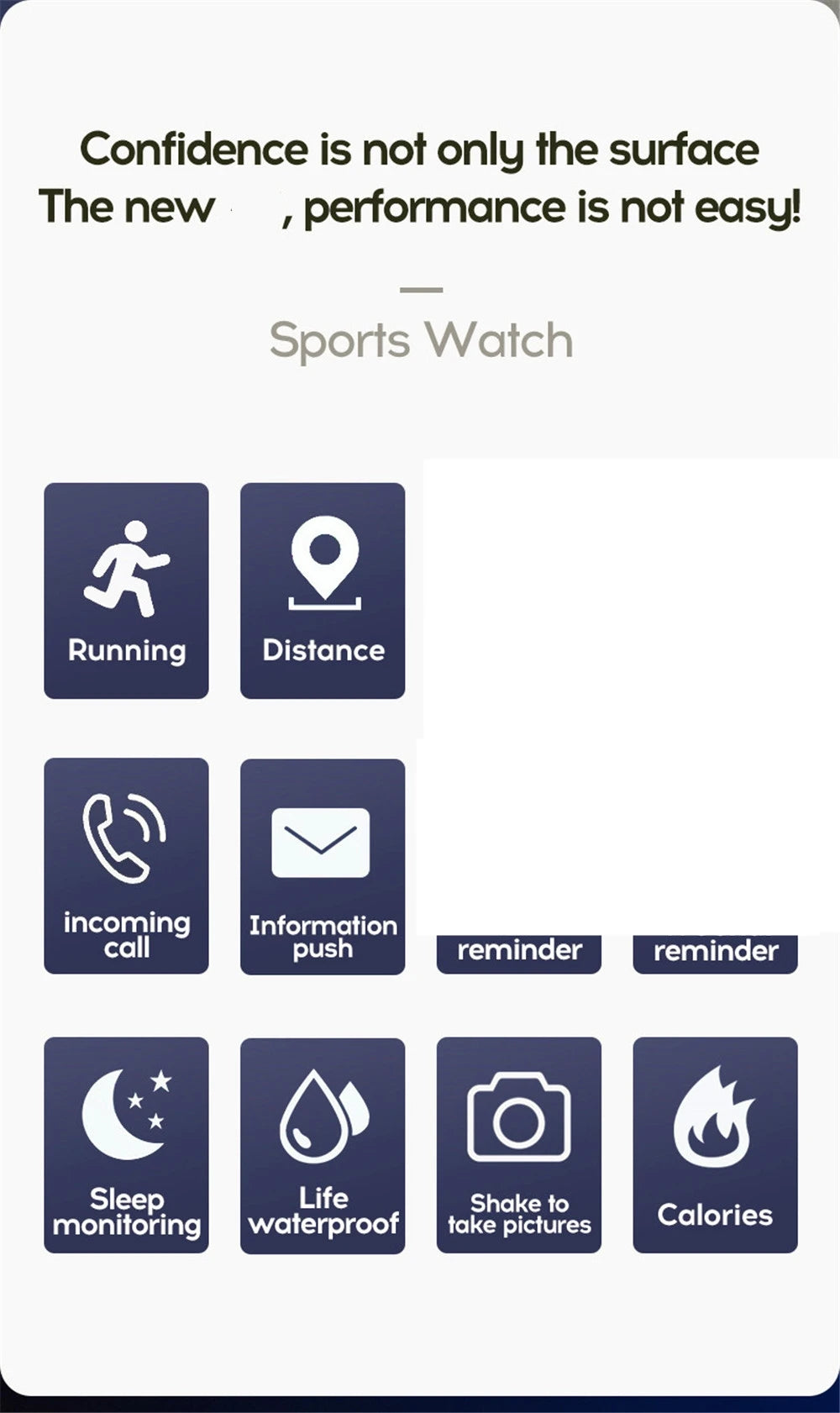 Reloj inteligente Y68 D20 para hombres, mujeres y niños, reloj inteligente con recordatorio de música, Control de calorías y distancia, rastreador de Fitness, relojes con alarma