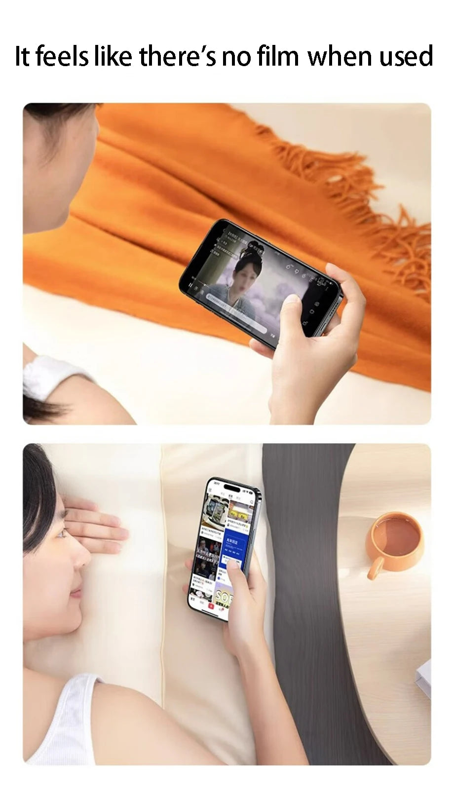 Protector de pantalla de vidrio templado para iPhone, película protectora para iPhone 15, 14, 13, 12, 11 Pro Max, 6, 7, 8 Plus, X, XS, Max, XR, 4 unidades