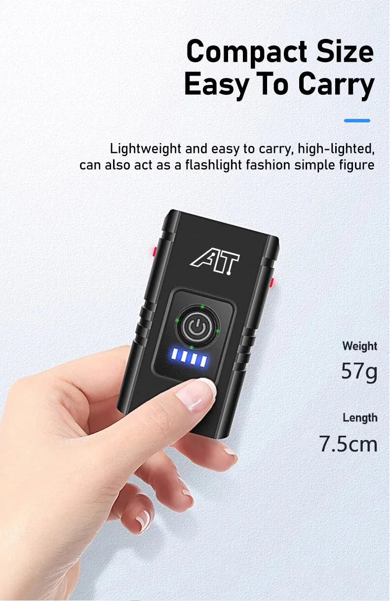 Luz delantera LED para bicicleta, faro recargable tipo C para bicicleta de montaña y carretera, fácil de instalar, accesorios para ciclismo