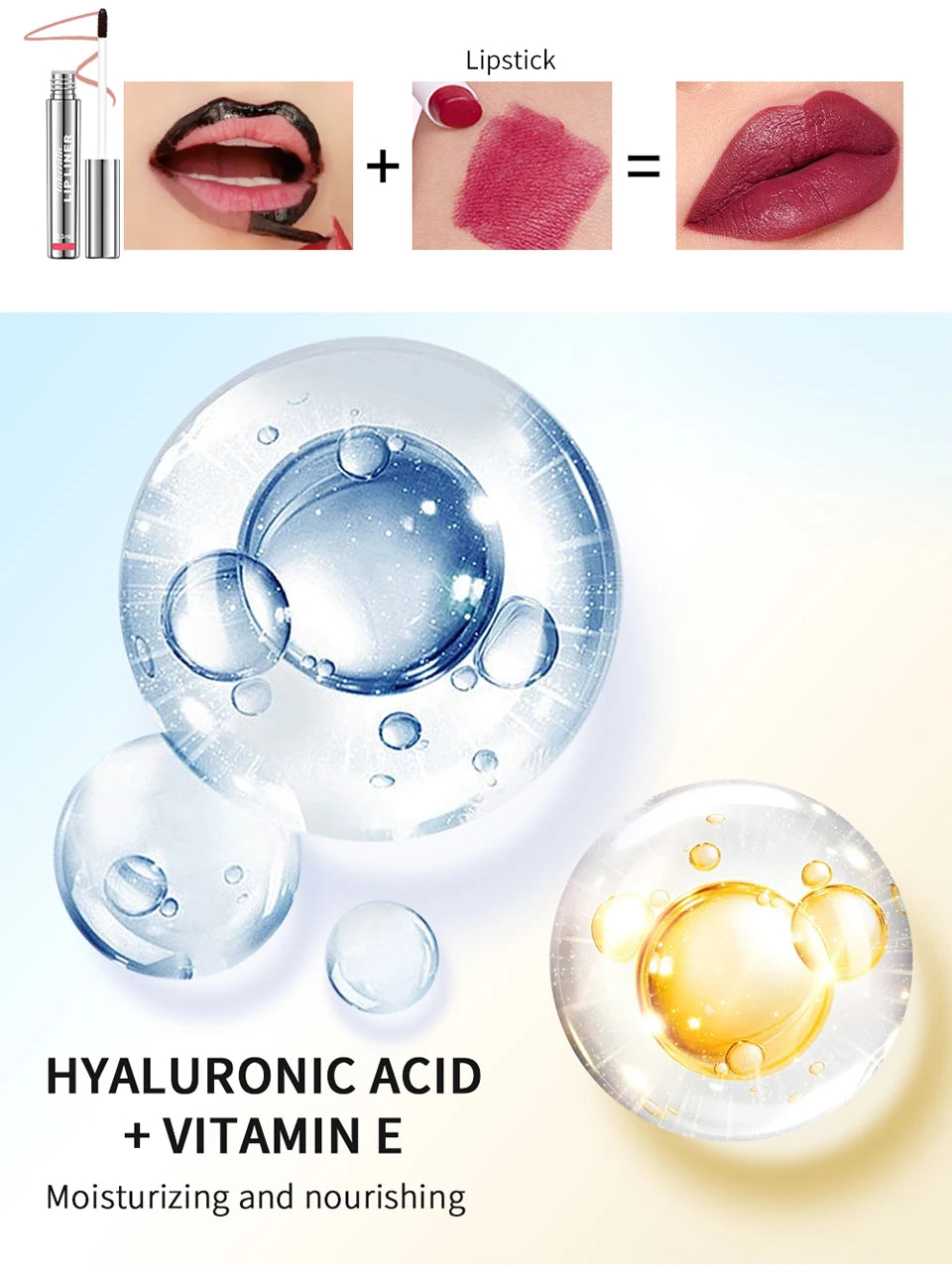 Delineador de labios impermeable, tatuaje, brillo de labios, tinte de labios mate de larga duración, contorno marrón, cosmético de manchas de labios