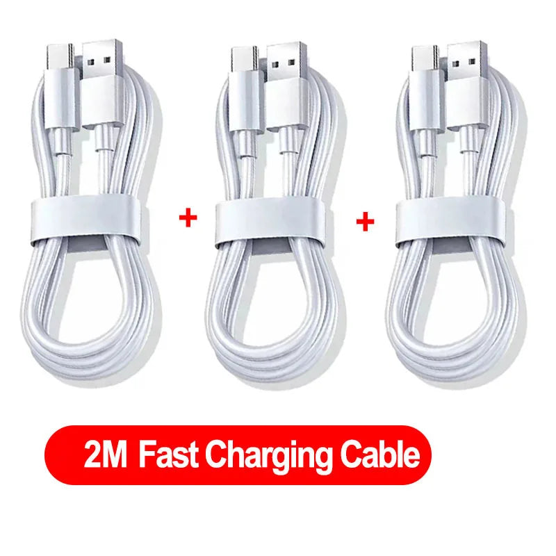 NNBILI 1-3 uds 10A 100W tipo C Cable de carga súper rápido Cable de datos para Huawei OPPO vivo iQoo Cables USB C de carga rápida