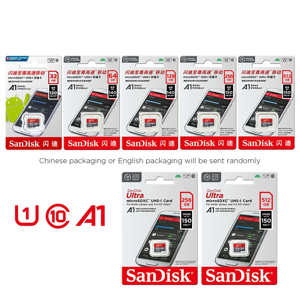 Ultra Micro tf SD 128GB 32GB 64GB 256GB tarjeta Micro tf SD SD/TF tarjeta Flash tarjeta de memoria 32 64 128 gb miniSD para teléfono