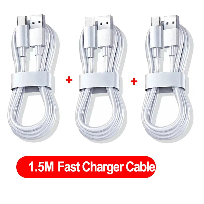 NNBILI 1-3 uds 10A 100W tipo C Cable de carga súper rápido Cable de datos para Huawei OPPO vivo iQoo Cables USB C de carga rápida